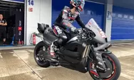 Lorenzo Savadori Terpantau Geber Motor MotoGP 850cc Aprilia di Jerez
