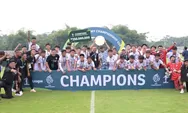 Taklukkan Persiku Kudus Lewat Drama 5 Gol, Sumsel United Kampiun EPA Championship U-19
