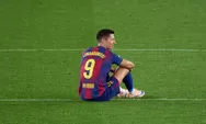 Lewandowski Sendirian Berjam-Jam di Lapangan Nou Camp, Istrinya Menangis Tersedu-sedu