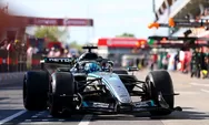 George Russell Klaim Pole Position di Kualifikasi Sprint GP Kanada Dibuntuti Kimi Antonelli dan Lando Norris