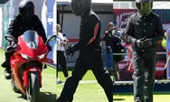 Lewis Hamilton Bikin Ulah Lagi Datang ke Paddock GP Kanada dengan Ducati Panigale V4