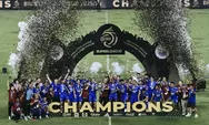 Lautan Biru di Kota Bandung Iringi Konvoi Juara Persib