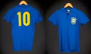 Jersey Ikonik Pele di Final Piala Dunia  1958 Dihargai Fantastis