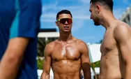 Ronaldo Tampil Tanpa Baju di Piala Dunia, Pamer Perut Six-Pack Berotot