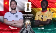 Prediksi Inggris vs Ghana: Three Lions Ketemu Lawan Sepadan