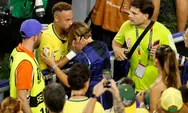 Neymar Bikin Baper, Menangis Peluk Putranya Setelah Kembali Bermain