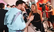 Messi Menyelamatkan Reporter Cantik dengan Satu Kalimat