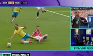 FIFA Kembali Terlibat Skandal VAR Brasil vs Norwegia