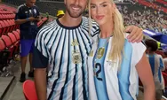 Kenalkan Kelci Rose Bowers, WAG Inggris yang Mendukung Argentina di Piala Dunia