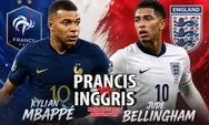 Prediksi Prancis vs Inggris: Kesempatan Mbappe Gulingkan Messi?