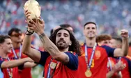 Luis de la Fuente Tagih Janji Tato Wajah kepada Marc Cucurella