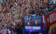 Lamine Yamal Pamer Gerakan Tarian di Parade Bus Terbuka, Spanyol Rayakan Juara Dunia