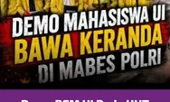 Demo BEM UI di Hari Bhayangkara ke-80 Tuai Sorotan, LAKSI Kritik Penggunaan Simbol Keranda