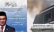 Kebakaran Landa Kediaman Anggota BPK Haerul Saleh, Diduga Bermula dari Percikan Api di Lantai 4
