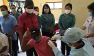 Vaksinasi di Serangan, Antari Jaya Negara Ajak Penyandang Disaliblitas  Disiplin Prokes