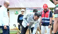 Kadin Sumbar Turun Langsung Bangun Hunian Tetap Penyintas Banjir Bandang di Padang