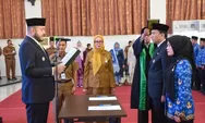 Pelantikan 4 Kepala OPD Pemko Padang yang Baru, Nama Sekda Padang Panjang jadi Sorotan