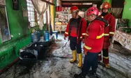 Kebakaran di Padang Sore Hari, Ruang Tamu Rumah Hangus Dilalap Api