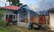 Kebakaran Hanguskan Rumah di Padang, Kerugian Ditaksir Capai Rp500 Juta