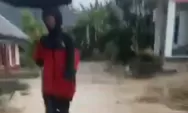 Banjir Terjang Agam, 100 KK Mengungsi-Sekolah TK Ikut Terdampak