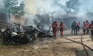 Kebakaran Gudang Zataka Express Padang, 7 Motor Ikut Hangus