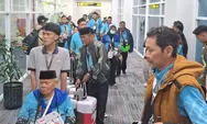Kloter 02 Embarkasi Padang Transit 4 Jam di BIM, 393 Jemaah Bengkulu Terbang Lebih Cepat ke Madinah
