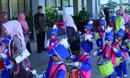 340 Anak RA Meriahkan Pawai Ta’aruf AKSIORA di Kota Payakumbuh