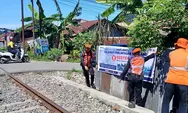 Mobilitas Meningkat saat Libur Sekolah, KAI Sumbar Perketat Pengawasan Perlintasan Sebidang