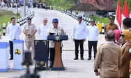 Resmikan Jalan Daerah Se-Indonesia, Presiden Prabowo Siapkan Dukungan Infrastruktur hingga Desa