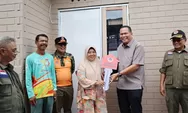 Huntap Mandiri Pertama di Kota Pariaman Diserahkan kepada Korban Bencana Hidrometeorologi