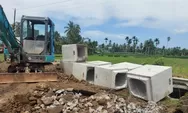 Beban Kendaraan Picu Gorong-gorong Amblas di Lubuk Basung Agam, Diganti Box Culvert