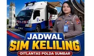 Catat! Jadwal SIM Keliling Polda Sumbar di Padang, Lubuk Buaya, hingga Lubeg
