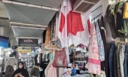 Jelang HUT ke-81 RI, Lapak Bendera Mulai Ramai di Pasar Pusat Padang Panjang