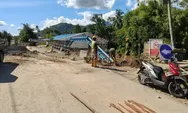 Akses Warga Terdampak Bencana Dipulihkan, Jembatan Kampung Tanjung Mulai Direkonstruksi