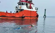 Renang Estafet 81 Kilometer, Tujuh Rescuer Kantor SAR Mentawai Uji Ketahanan di Perairan Samudera Hindia
