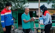 Asap Karhutla Ganggu Warga Pelalawan Riau, Pertamina Patra Niaga Salurkan Masker N95 dan Oksigen