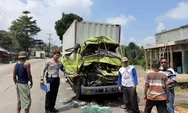 Kecelakaan Lalu Lintas di Gunung Talang Solok, Truk Boks Ringsek dan Pengemudi Meninggal