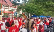 Funwalk HUT ke-81 RI di Pesisir Selatan Diikuti Ribuan Warga, Ada 10 Ribu Sarapan Gratis