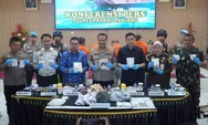 Sabu 751 Gram Diamankan, Polres Padang Panjang Ungkap 4 Perkara Narkotika