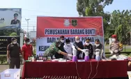 Kejari Pasaman Barat Musnahkan Barang Bukti 56 Perkara, 32 Kasus Narkotika