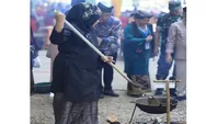 Adu Keahlian Marandang, Pelajar SLTA se-Kota Solok Bersaing di Istiqlal Park
