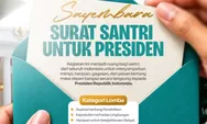 Santri Bisa Kirim Surat untuk Presiden, Kemenag Buka Sayembara hingga 2 Oktober