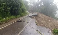 Hujan Deras Picu Jalan Amblas di Agam, Akses Jalan Provinsi Putus Total
