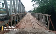 Jembatan Silaut Pesisir Selatan Dialihkan, Kendaraan 25 Ton Wajib Melintas Satu-satu