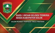 3 Nama Lolos Seleksi Sekda Kabupaten Solok, Ada Muliadi Marcos hingga Rudy Rilis