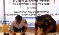 KAI Gandeng Kejari Bukittinggi Perkuat Pengamanan dan Penyelamatan Aset