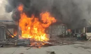 Kebakaran Ruko Penyimpanan BBM Serempet Bangunan Lainnya di Pauh Padang, Satu Orang Alami Luka Bakar