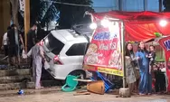 Mobil Tabrak Motor dan Hantam Warung Pecel Lele di Padang, Seorang Pelajar jadi Korban