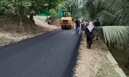 Puluhan Tahun Tak Diperbaiki, Jalan Sei Kilangan Dharmasraya Kini Diaspal