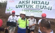 PT Kordon Tanam 1.000 Pohon di Lahan Bekas Tambang Sumedang